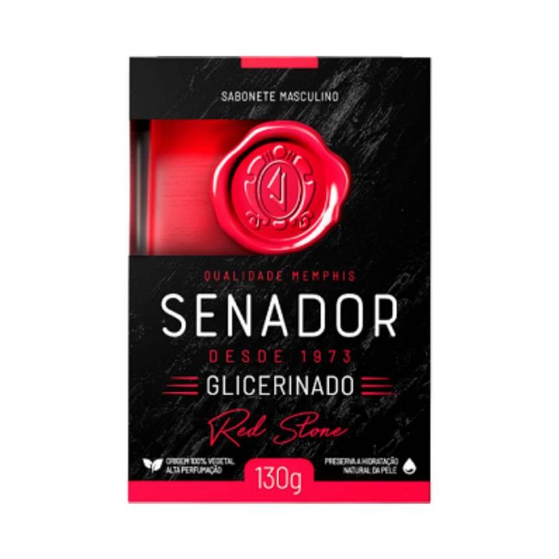 Sabonete Senador 130g Glicerinado Red Stone