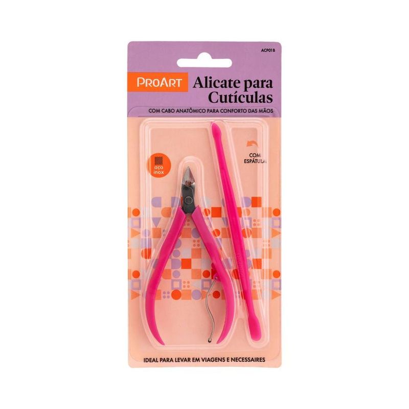 Alicate Proart Plast.rosa