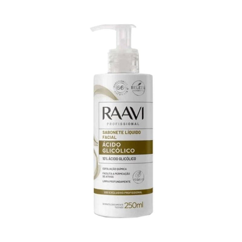 Sabonete Liquido Raavi 200ml Acido Glicolico
