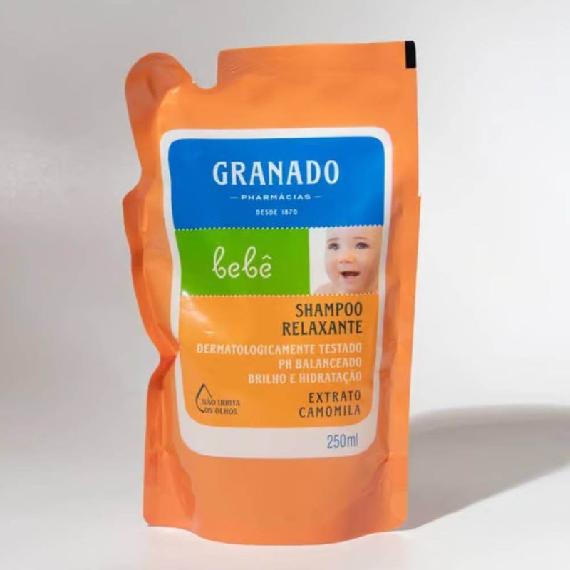 Shampoo Granado 250ml Refil Bebe Camomila