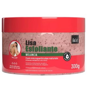Esfoliante Corporal Biosoft 300g Lisa Melancia