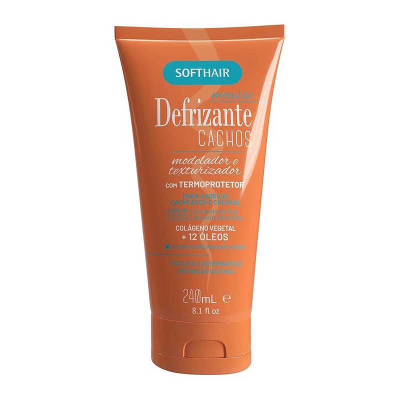 Defrizante Soft Hair 240ml Cachos