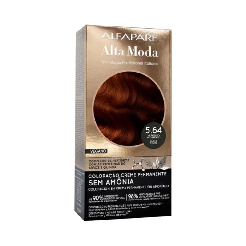 Tintura Altamoda S/amonia 5.64 Verm.acobreado