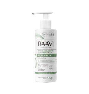 Creme Raavi Amolecedor de Cravos Facial Clean Skin 200g