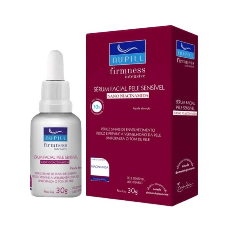 Serum Facial Nupill 30g Pele Sens.nano Niac