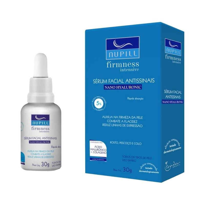 Serum Facial Nupill 30g Antissinais Nano Hy
