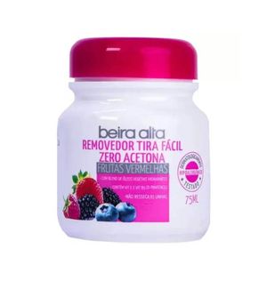 Removedor De Esmalte Beira Alta 75ml Zero Acet.frutas Vermelh