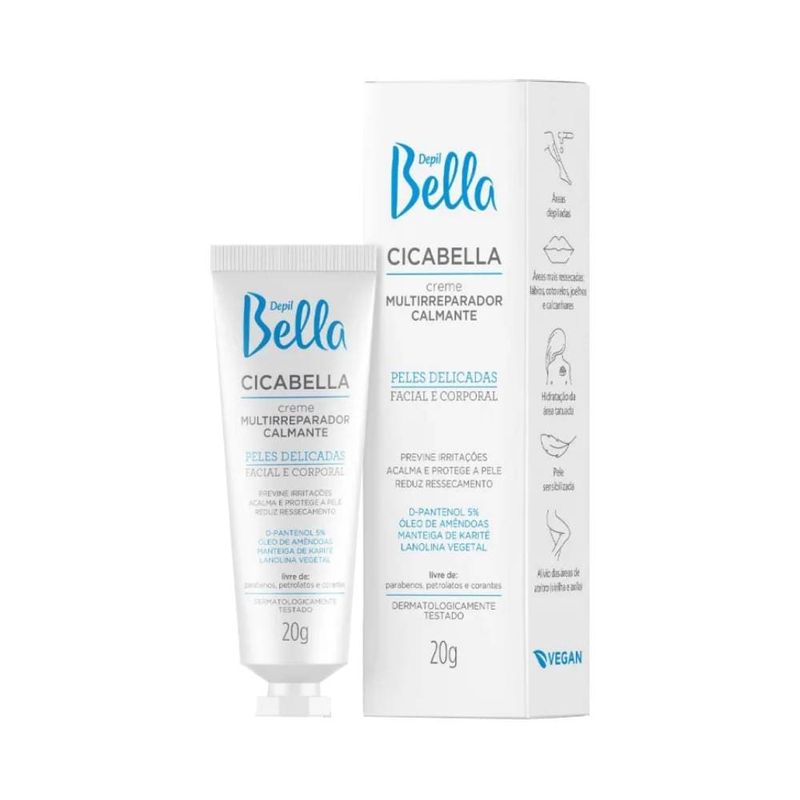 Cr Dep Depilbella 20g Corp.cicabella Calmante