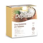 Cera Depilatoria Depilflax 500g Tablete Coco