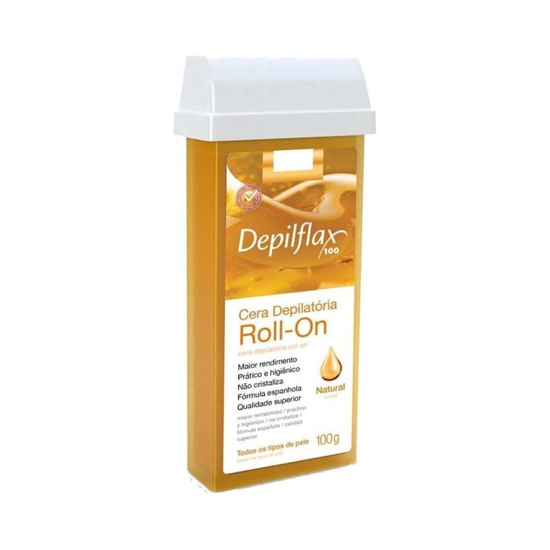 Cera Depilatoria Depilflax 100g Rollon Natural