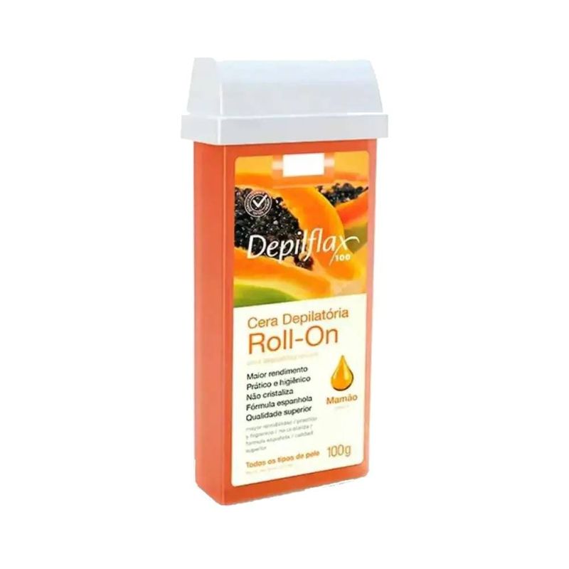 Cera Depilatoria Depilflax 100g Rollon Mamao