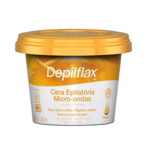 Cera Depilatória Depilflax Microondas Natural 200g