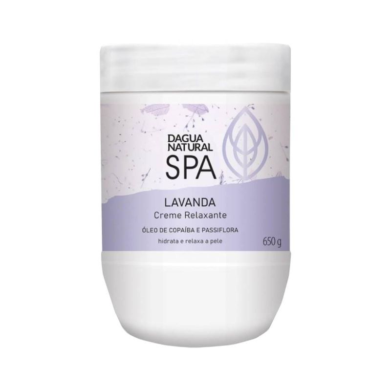 Creme Corporal Dagua Nat 650g Spa Lavanda