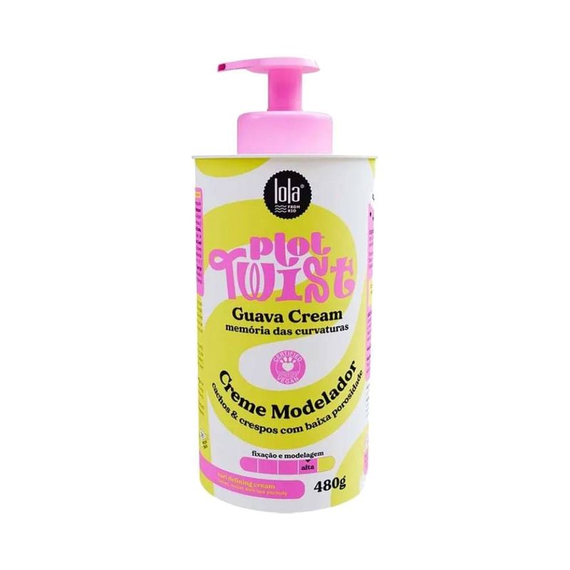 Creme De Pentear Lola 480g Plot Twist Guava Cream