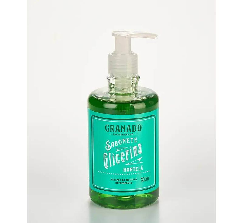 Sabonete Liquido Granado 300ml Glic.hortela