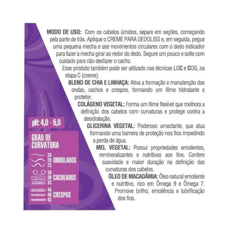 Creme De Pentear Soul Power 500ml Text.dedoliss