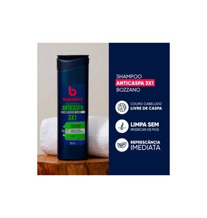 Shampoo Bozzano 325ml Anticaspa