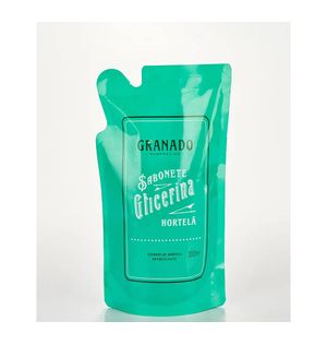 Sabonete Liquido Granado Refil 300ml Glicerina Hortela