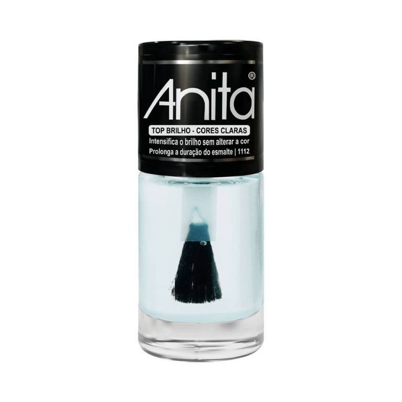 Esmalte Anita 10ml Top Brilho Cores Claras