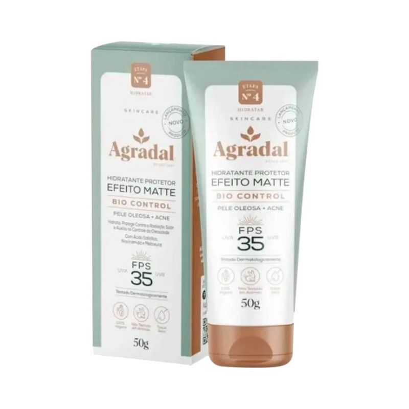 Hidratante Agradal 50g Fac.efe.matte Fps35 Bio Con
