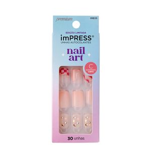 Unhas Postiças Kiss Ny Impress Nail Art Magic Shop