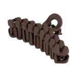 Piranha De Cabelo Proart Tranca Grande Marrom