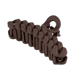 Piranha De Cabelo Proart Tranca Grande Marrom