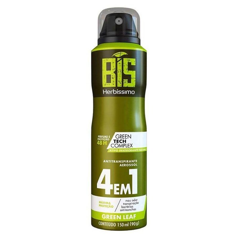 Desodorante Aerosol Herbissimo 150ml Green Leaf