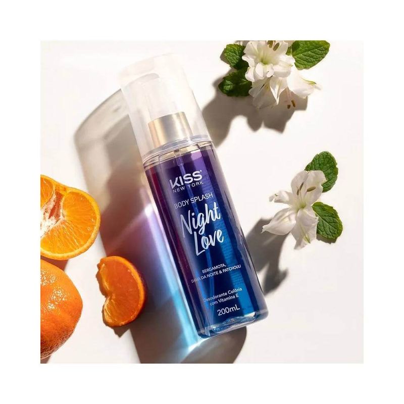 Body Splashampoo Kiss Ny 200ml Night Love