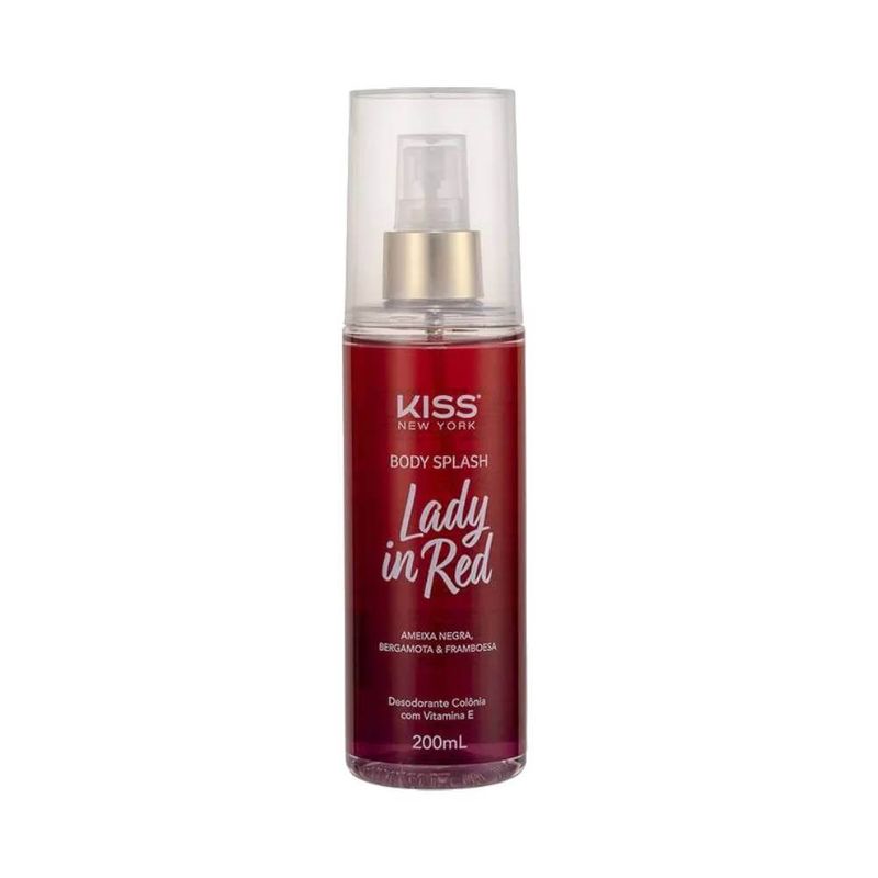 Body Splashampoo Kiss Ny 200ml Lady In Red