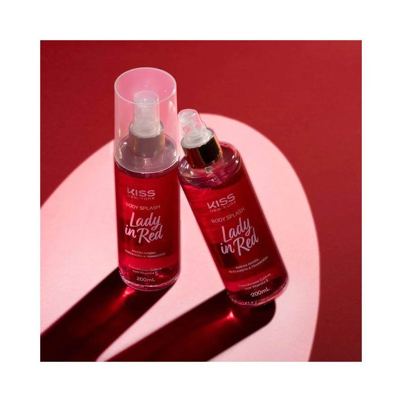 Body Splashampoo Kiss Ny 200ml Lady In Red
