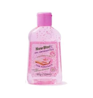 Alcool Gel New Star 100ml Anti-septico Rosas