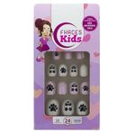 Unhas Postiças Fhaces Infantil Pink Star