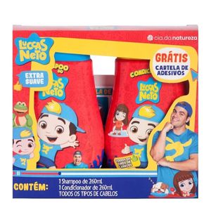 Kit Luccas N Sh+cond P/tds Tipos De Cabelos Gts Ad