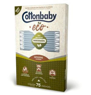 Hastes Flexiveis Cottonbaby C/75 Ecol.cartuc.