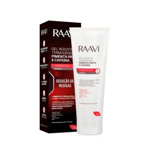 Gel Redutor Raavi Termogênico Pimenta Preta e Cafeína 200g