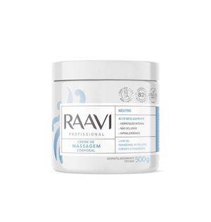 Creme de Massagem Raavi Neutro Corporal 500g
