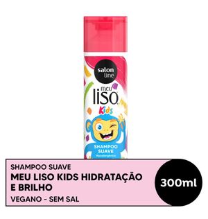 Shampoo Meu Liso Kids  Suave Hidratação e Brilho Salon Line 300ml