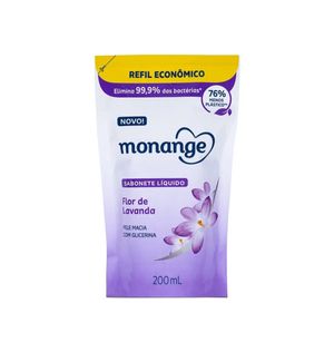 Sabonete Líquido Monange Lavanda Refil 200ml