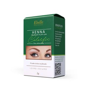 Henna Ebelle 3g P/sobrancelha Loiro Escuro