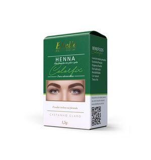 Henna Ebelle 3g P/sobrancelha Castanho Cla