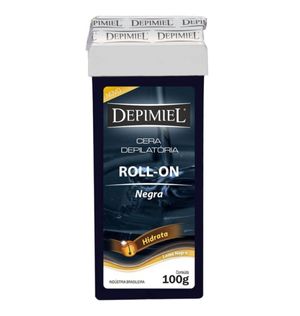Cera Depilatoria Depimiel 100g Refil Roll-on Negra