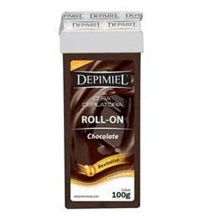 Cera Depilatoria Depimiel 100g Refil Roll-on Chocola