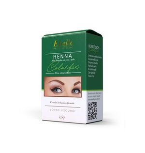 Henna Ebelle 1,5g P/sobrancelha Louro Esc.