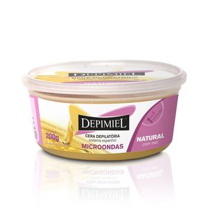 Cera Depilatória para Microondas Natural Depilmel 200g