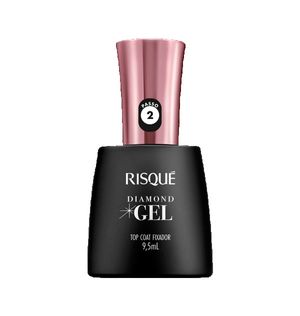 Top Coat Fixador Risqué Diamond Gel Cremoso