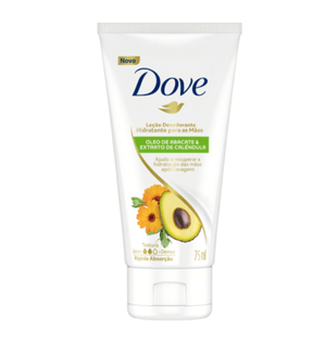 Locao Corporal Dove 75ml Maos Abacate