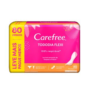 Protetor Diário Carefree Leve 80 Pague 60