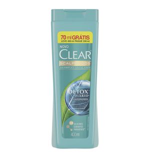 Shampoo Clear 400ml A.caspa Gts.70ml Detox