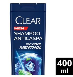 Shampoo Anticaspa Clear Men Ice Cool Menthol 400ml